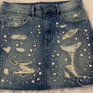 Denim skirt